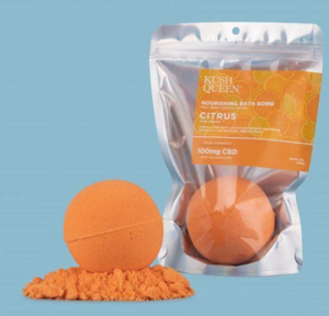 CBD Bath Bomb Kush Queen Citrus 100mg
